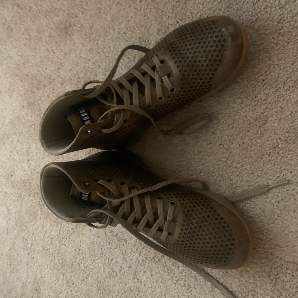 No bull brown/gold high tops